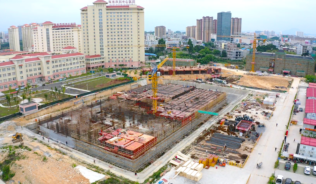 完成投资2.5亿元！海南西部中心医院三期项目已完成工程总进度45%